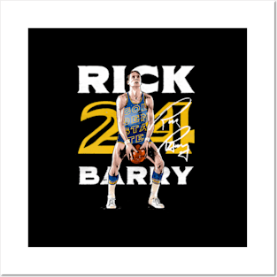 Rick Barry en State Free Throw Posters and Art